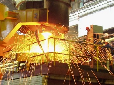 In Indien gab es eine Drohung der überproduktion von Stahl